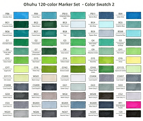 k*0様 【限定品】サンリオ Ohuhu マーカーペン 筆・細字120色 サンリオキャラクターズ×Ohuhuマーカーペン】 筆・細字 80色 | Ohuhu