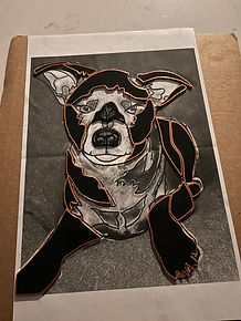 Winney in Glass in Progress