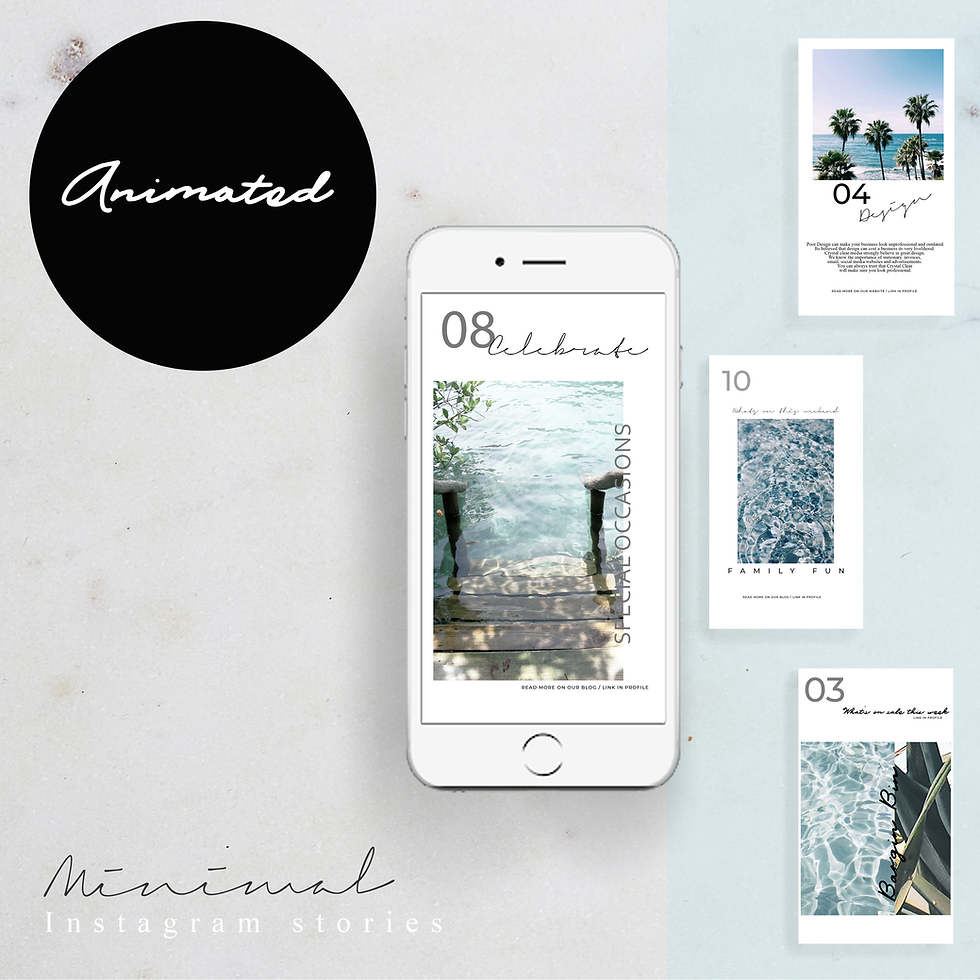 Minimal Stories Animated Commercial Use