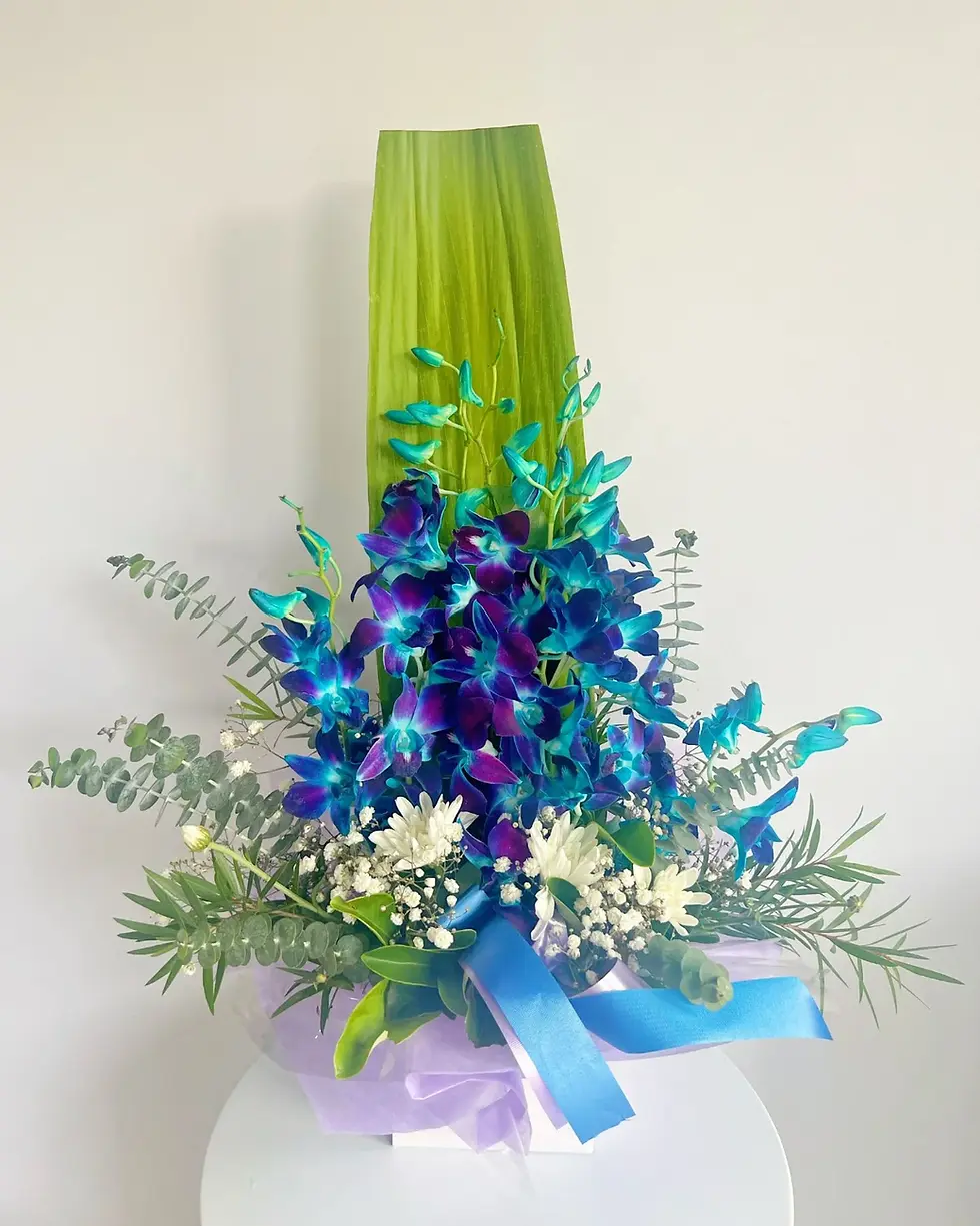 Thumbnail: Singapore Orchid Box - Blue