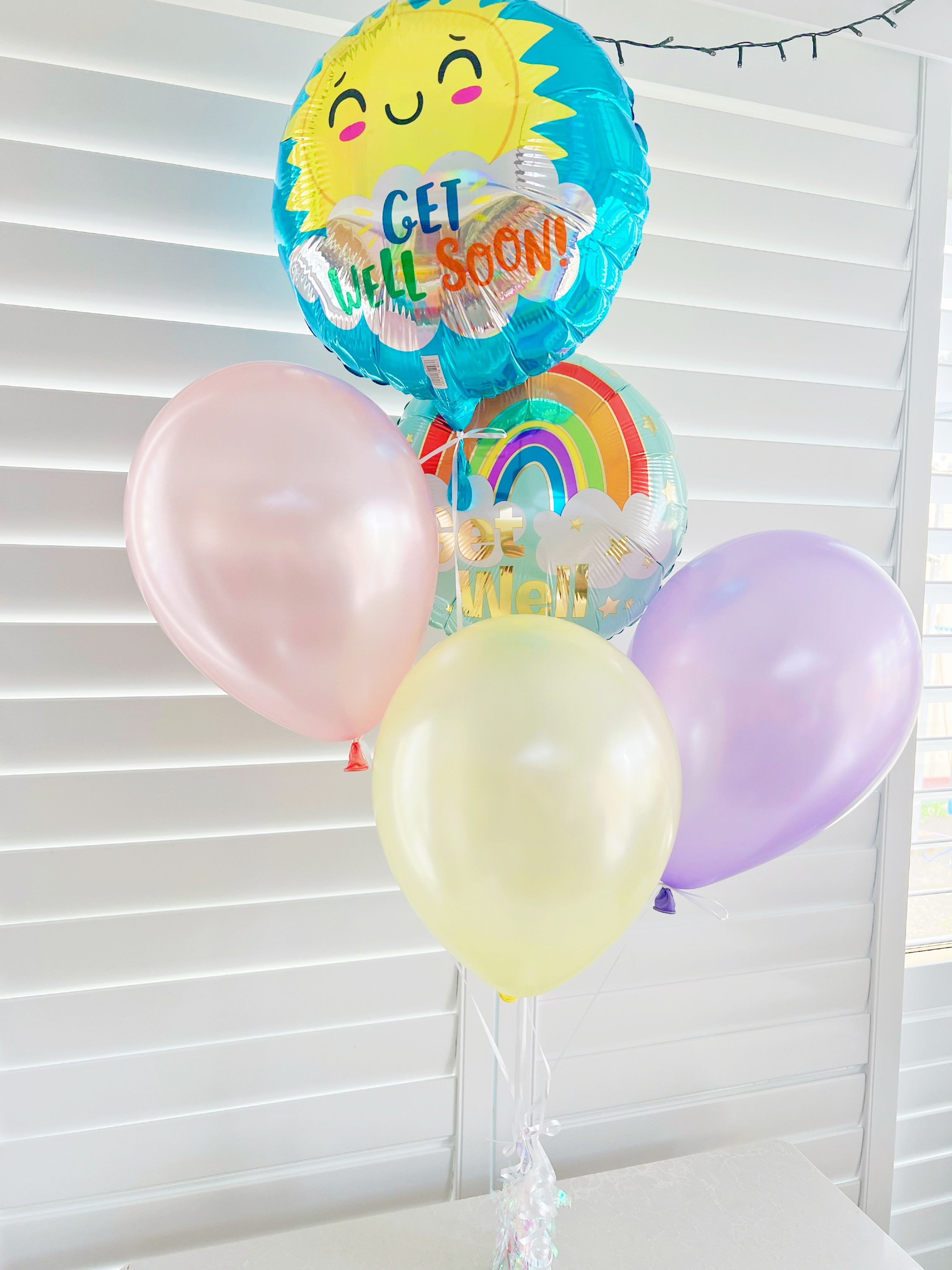 Get Well Balloon Set