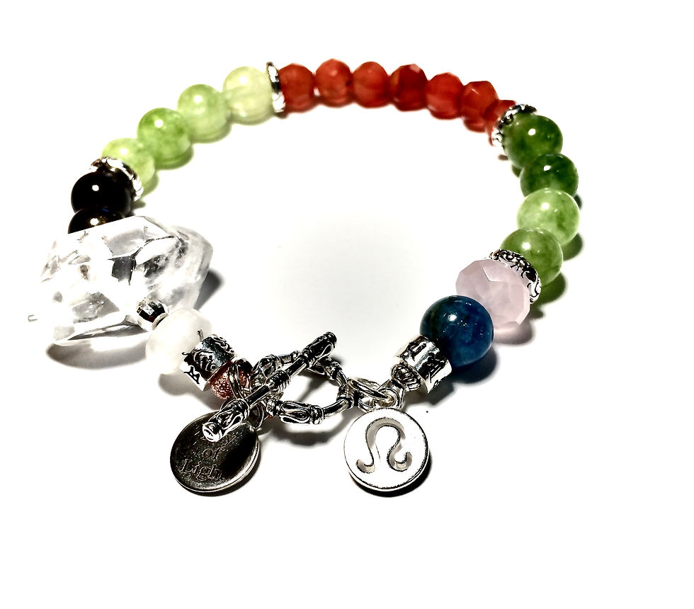 Thumbnail: Ray of Light Jewels® Natural Peridot, Swarovski, LEO Zodiac