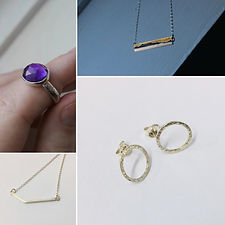 original jewellery gifts by local artist Bianca O'neill from Troon