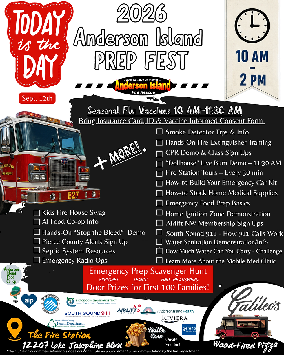 Safety Prep Fest Today! 9/12
