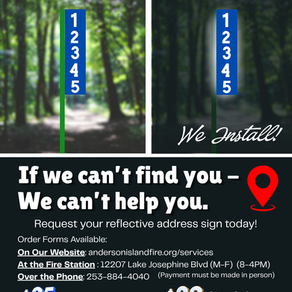 Reflective Address Signs