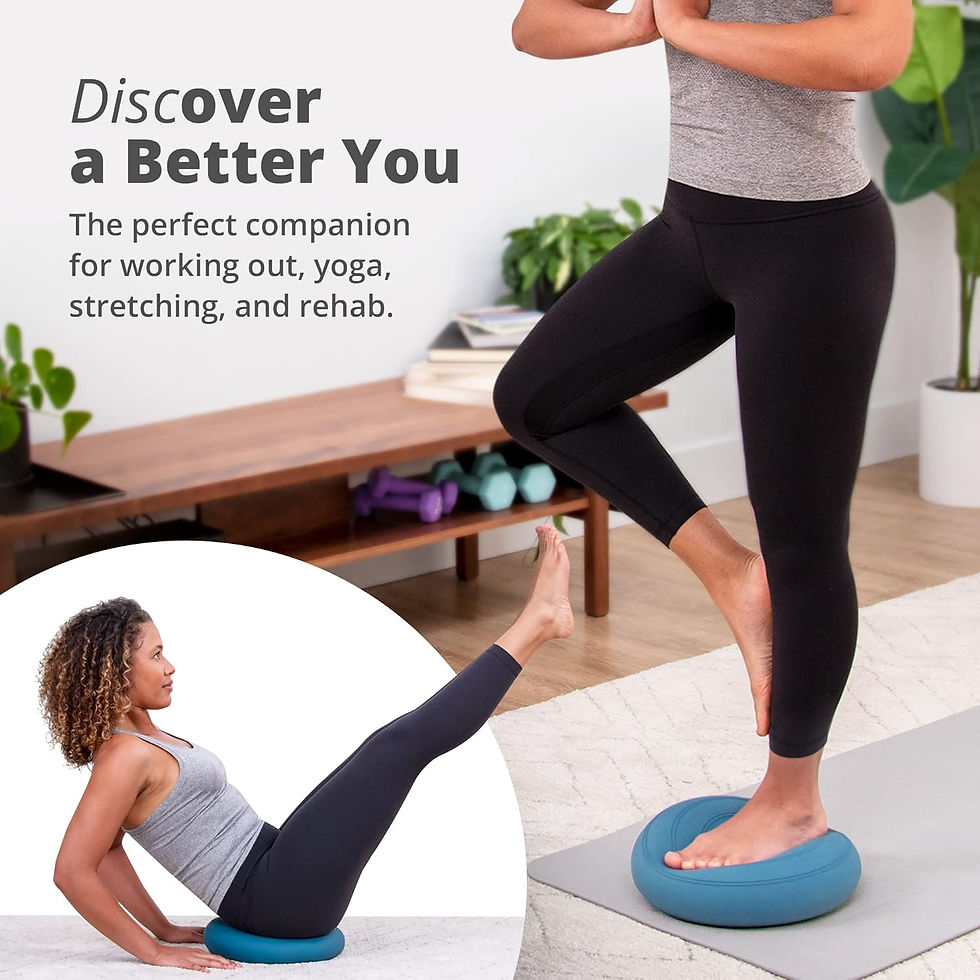 Thumbnail: GREATER GOODS  - Seat  Cushion for Core Balance Training: LOWER BACK REHAB!