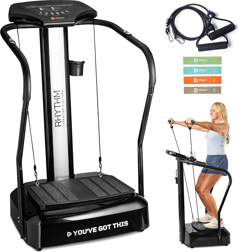 Thumbnail: Vibration Plate: Increase Bone Density, Balance, Muscle Strength & Drain Lymph!