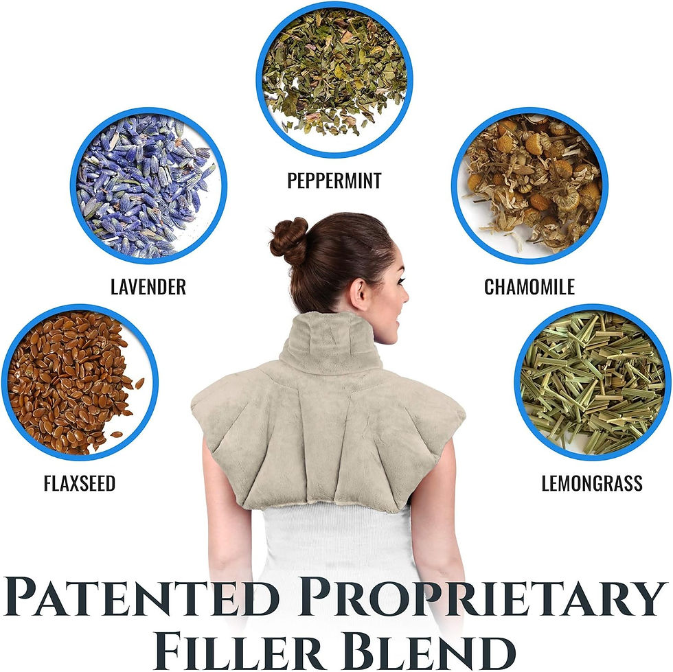 Thumbnail: Microwavable Heating Pad for Neck and Shoulders - 5 Lb. Heavy Duty Weight
