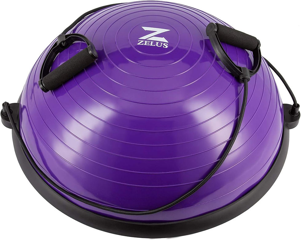 Thumbnail: ZELUS Balance Ball Trainer with Resistance Bands and Foot Pumpa