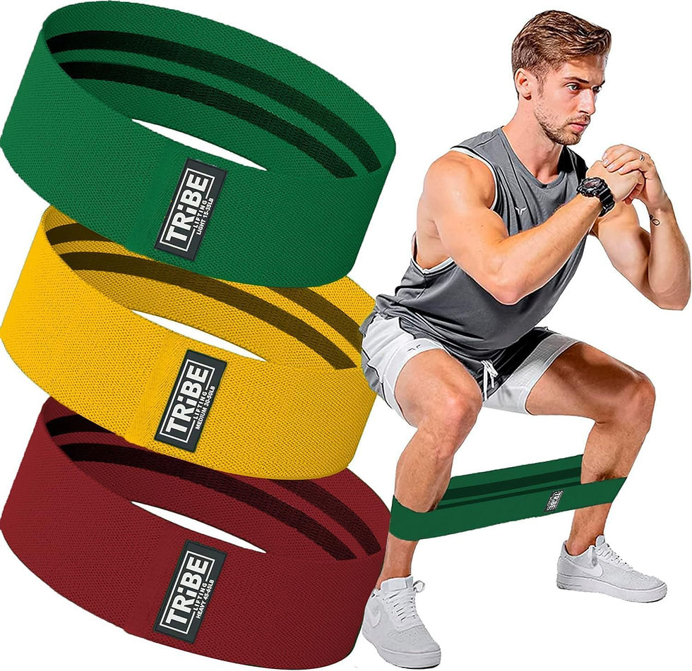 Thumbnail: Fabric Resistance Bands for Legs - Workout Bands Resistance Bands for Men and W