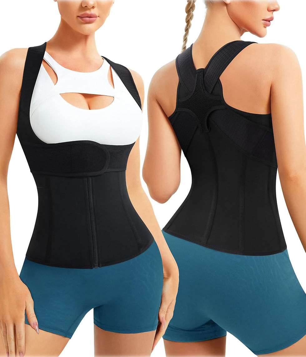 Thumbnail: 3 IN 1 : Posture Corrector / Waist Trainer / Lumbar Support with Steel Bones!