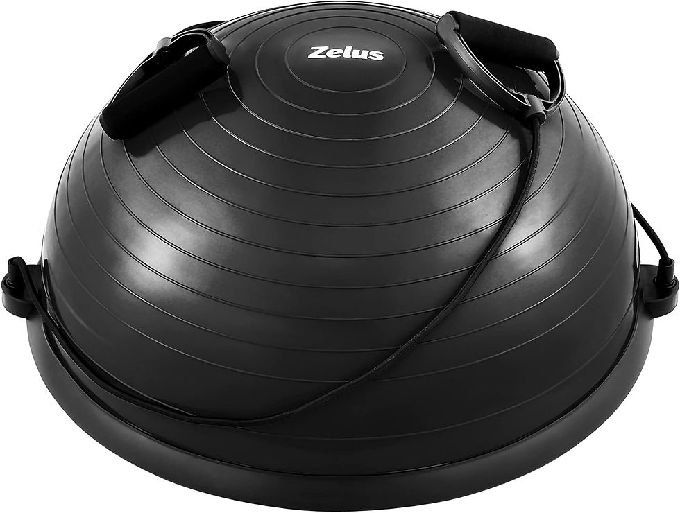Thumbnail: ZELUS Balance Ball Trainer with Resistance Bands and Foot Pumpa