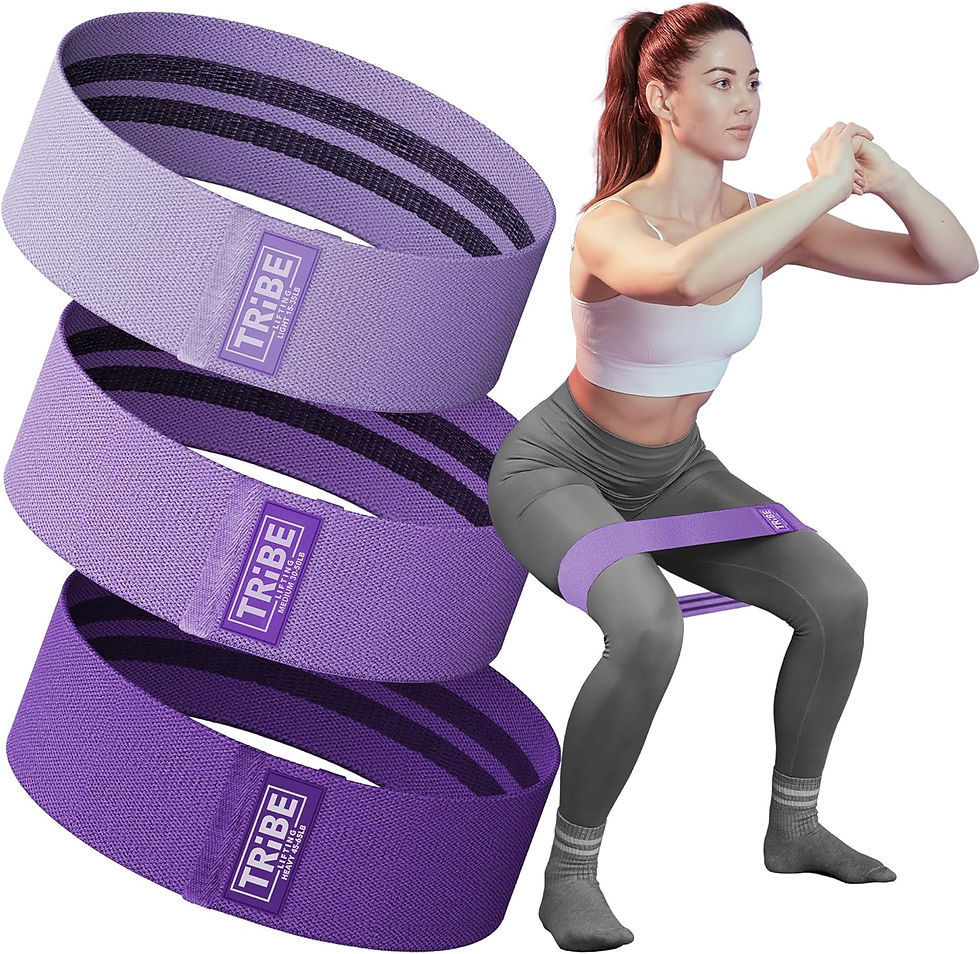 Thumbnail: Fabric Resistance Bands for Legs - Workout Bands Resistance Bands for Men and W
