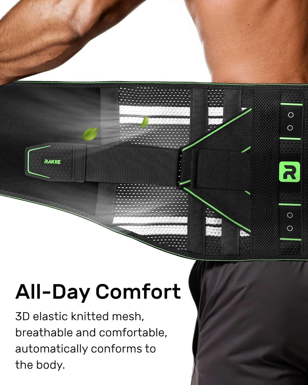 Thumbnail: Back Brace for Lower Back Pain Relief, 8X Powerful Lumbar Support with 3D Pad