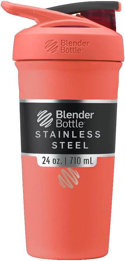Thumbnail: 20oz. Blender / Shaker Bottle: STAINLESS STEEL - BPA FREE