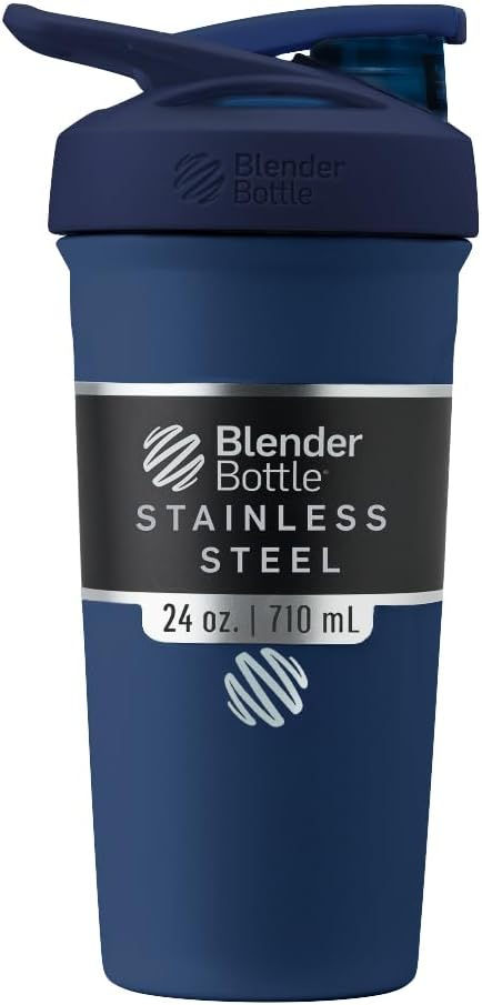 Thumbnail: 20oz. Blender / Shaker Bottle: STAINLESS STEEL - BPA FREE