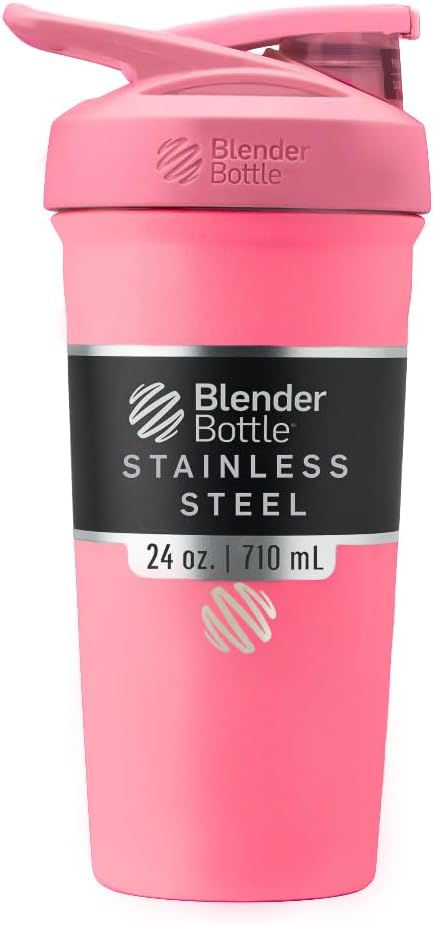 Thumbnail: 20oz. Blender / Shaker Bottle: STAINLESS STEEL - BPA FREE