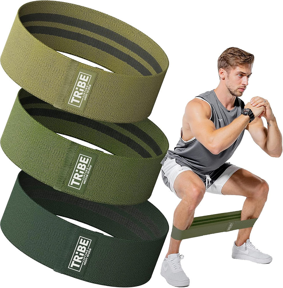 Thumbnail: Fabric Resistance Bands for Legs - Workout Bands Resistance Bands for Men and W