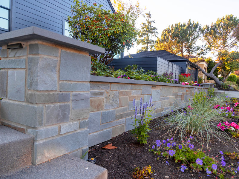 Magnolia landscape and hardscape work by GMC Landscapes