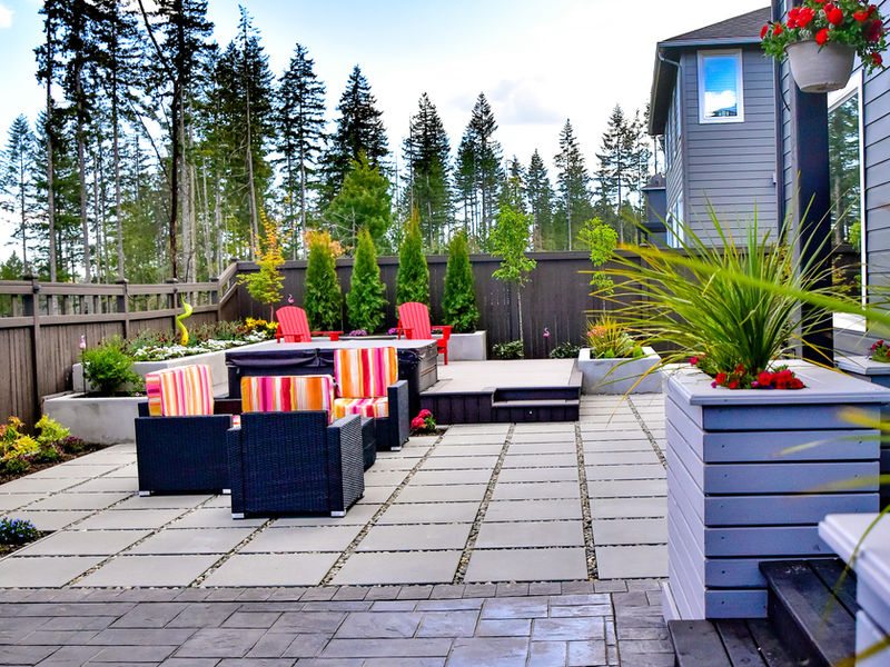 Gig Harbor landscape and hardscape work by GMC Landscapes