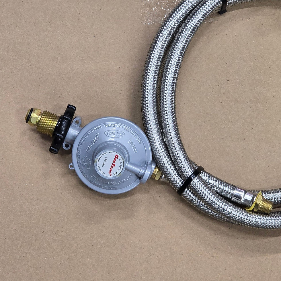Tvan Gas Hose/Regulator Assembly