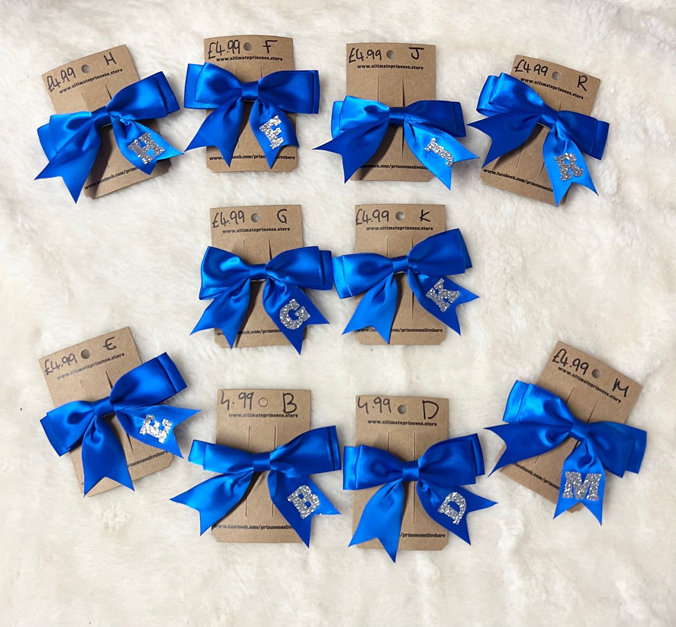 Thumbnail: SPECIAL OFFER 2 hair clips any letter 