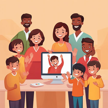 Imagine a family witnessing an event of award winning ceremony through video conferencing 