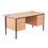 Thumbnail: 'Ace Basics' 1532mm Straight 4 Drawer Desk - Beech