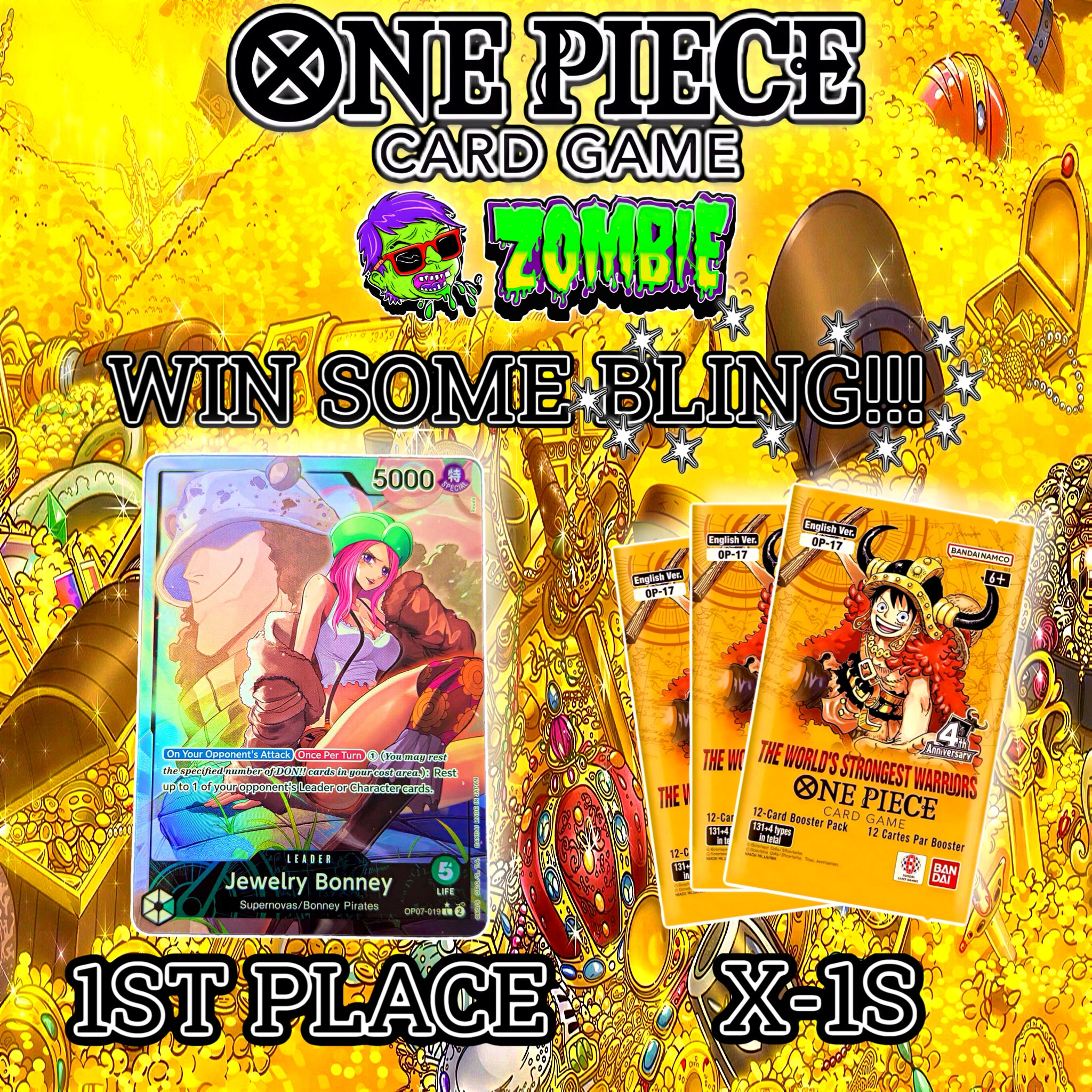 One Piece Win Some Bling! Ticket, 17:00 04/10