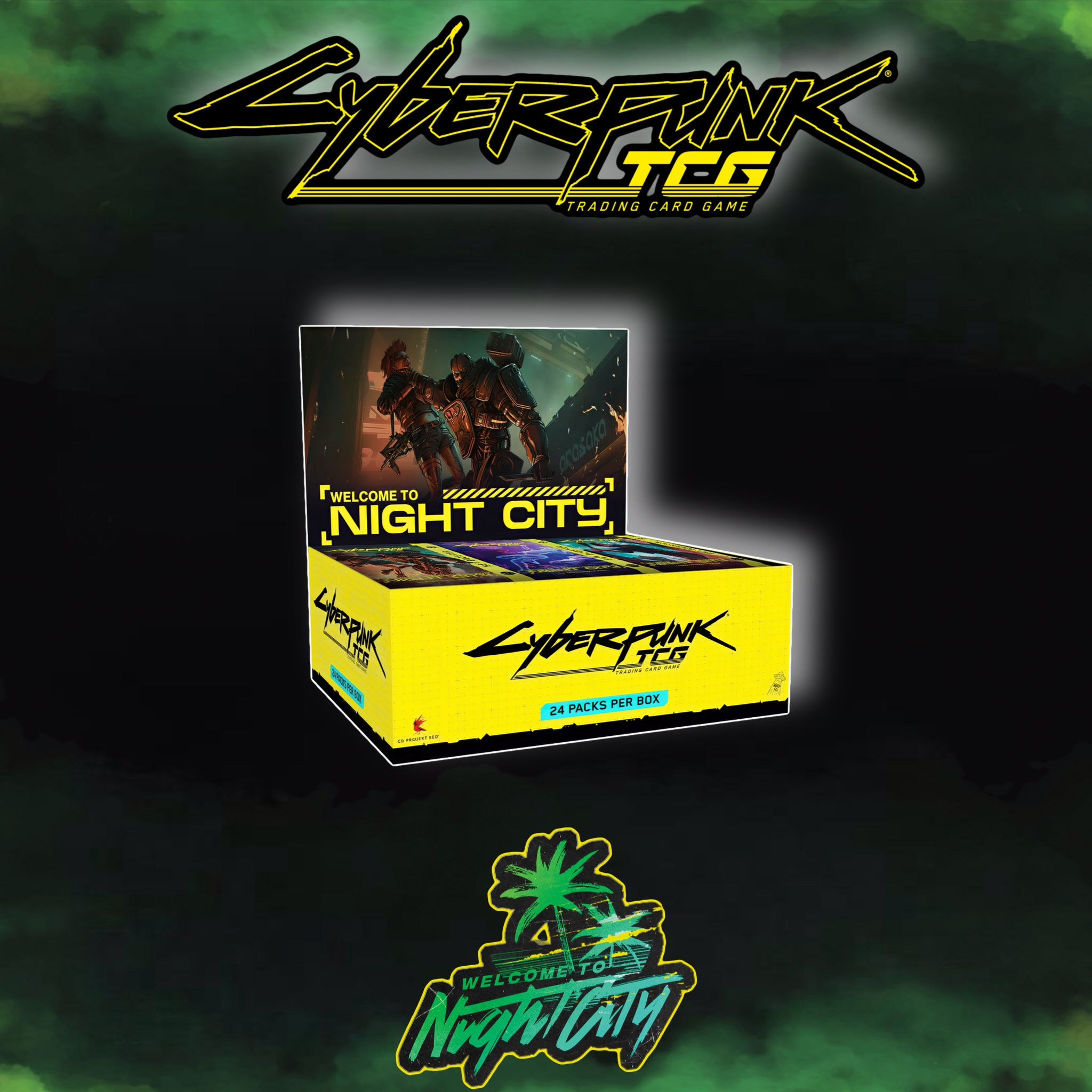 Cyberpunk TCG: Welcome to Night City Booster Box – Preorder