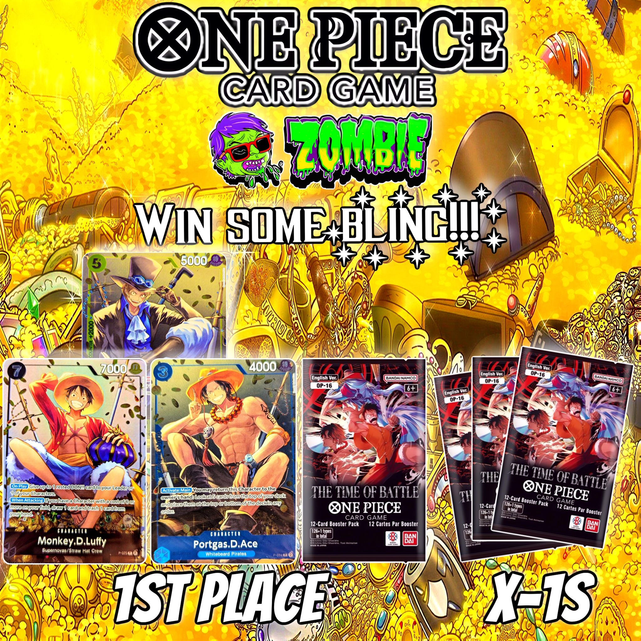 One Piece Win Some Bling! Ticket, 18:30 04/08