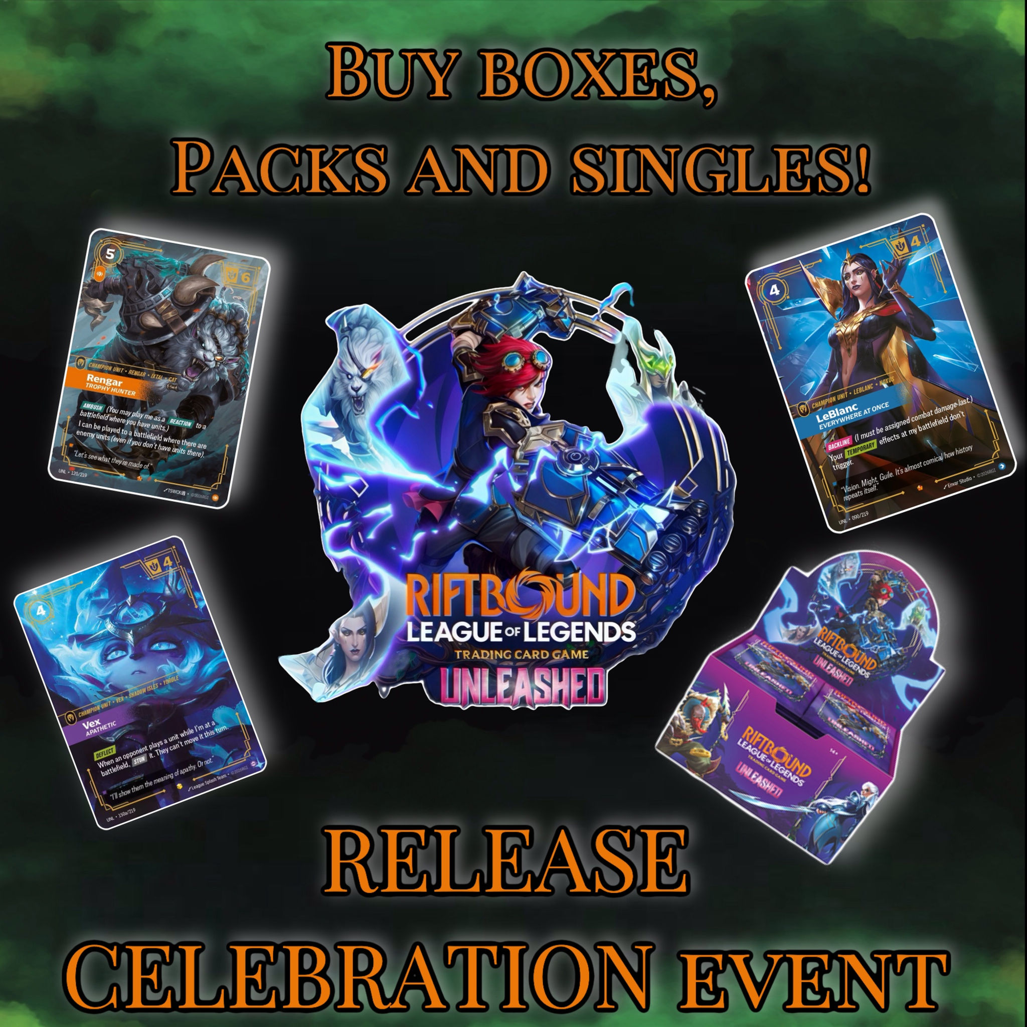 Riftbound Unleashed Celebration Event 12:00 09/05