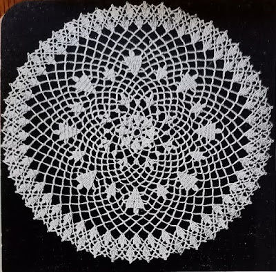 free crochet tree doily pattern
