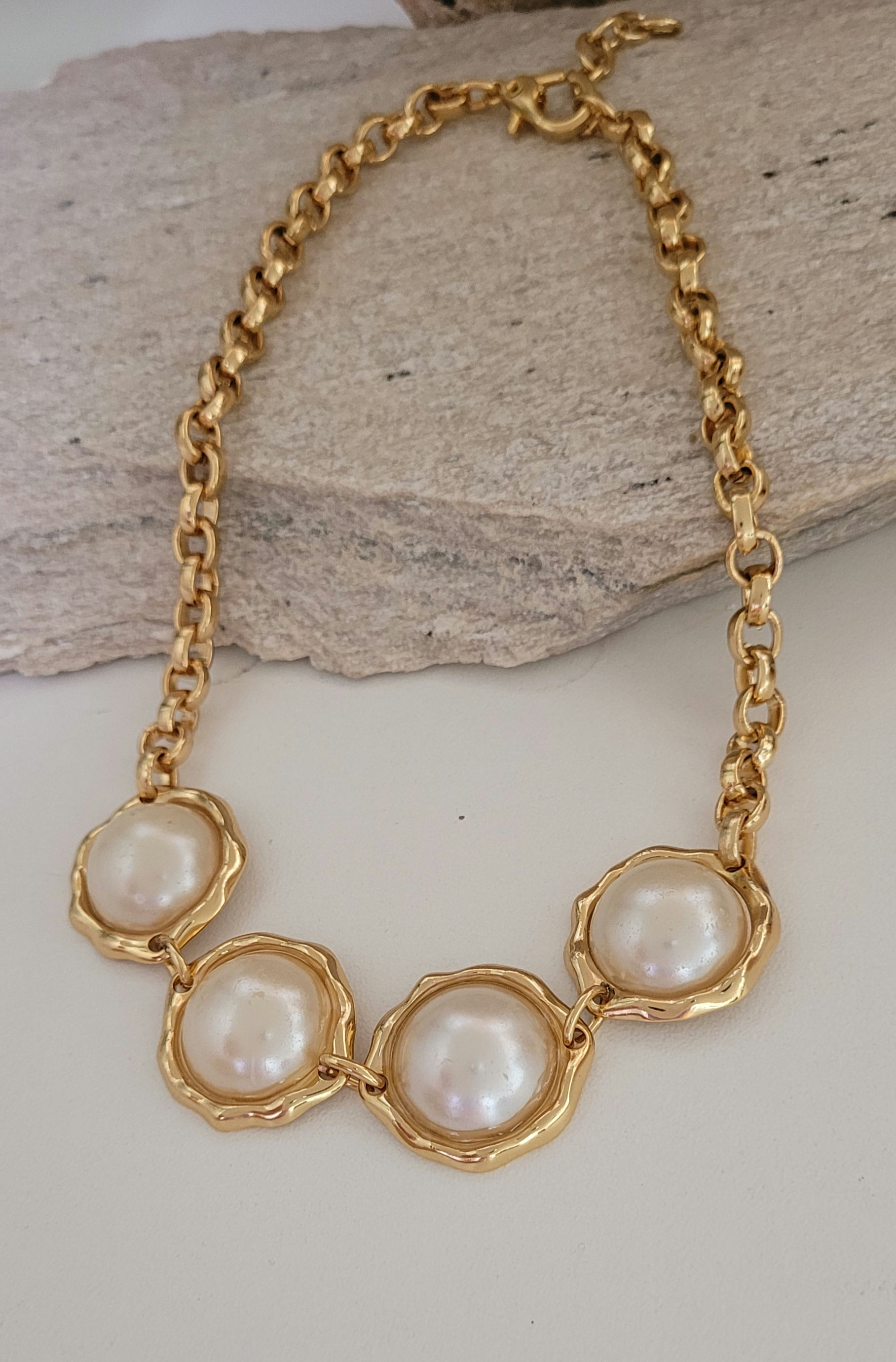 Choker pérola bruta 