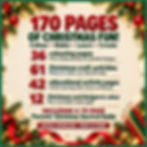 What’s inside – 170 pages of Christmas fun