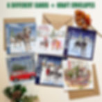 Shop Bedlington Terrier Christmas Cards – Set of Six