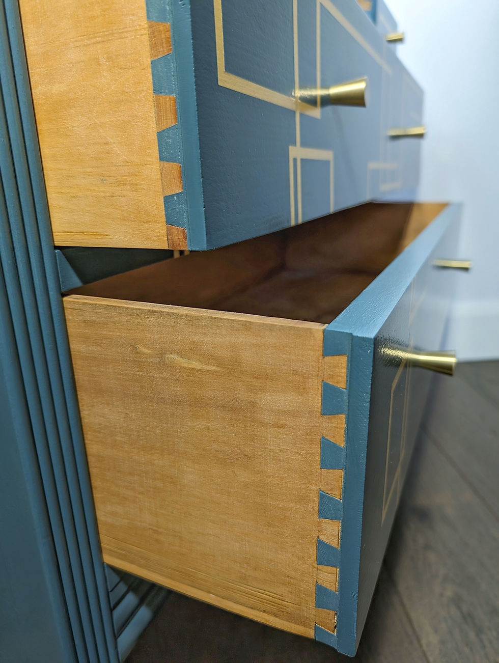 Thumbnail: Upcycled chest of drawers side view