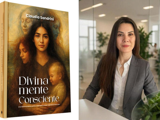'Divina Mente Consciente': Claudia Sandrini lança best-seller da Amazon Kindle sobre o despertar da consciência