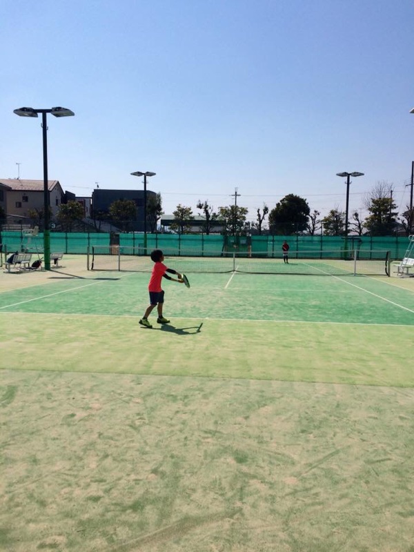７歳のテニス