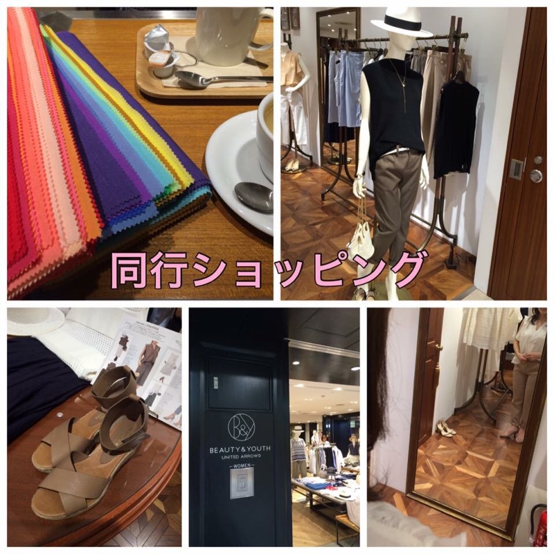 京都駅地下街で同行ショッピング