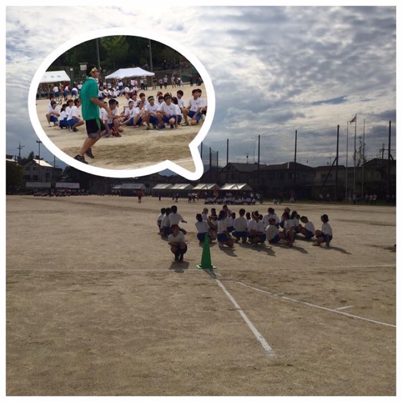 中学運動会全員リレー