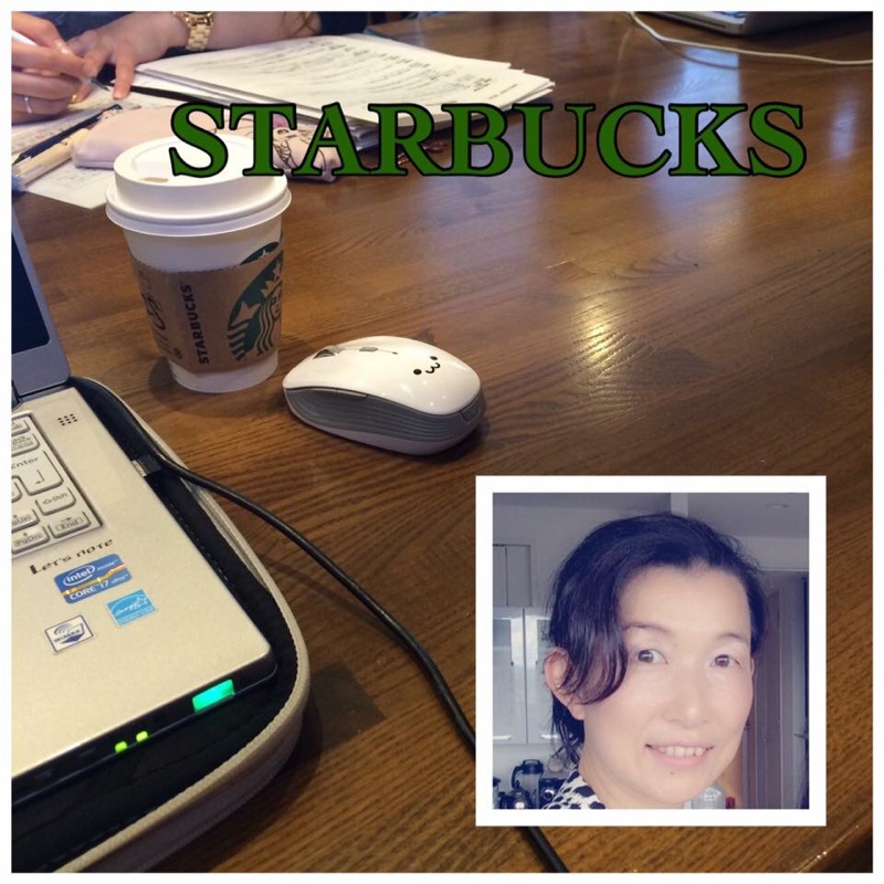今日は3時間スターバックスで