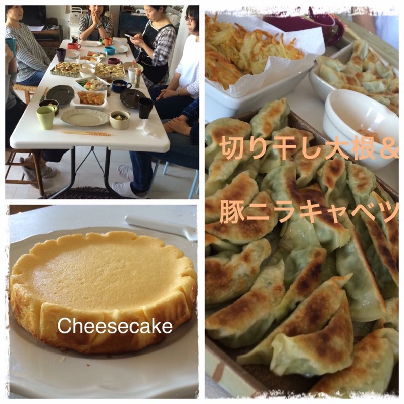 今日の料理は2パターンの餃子