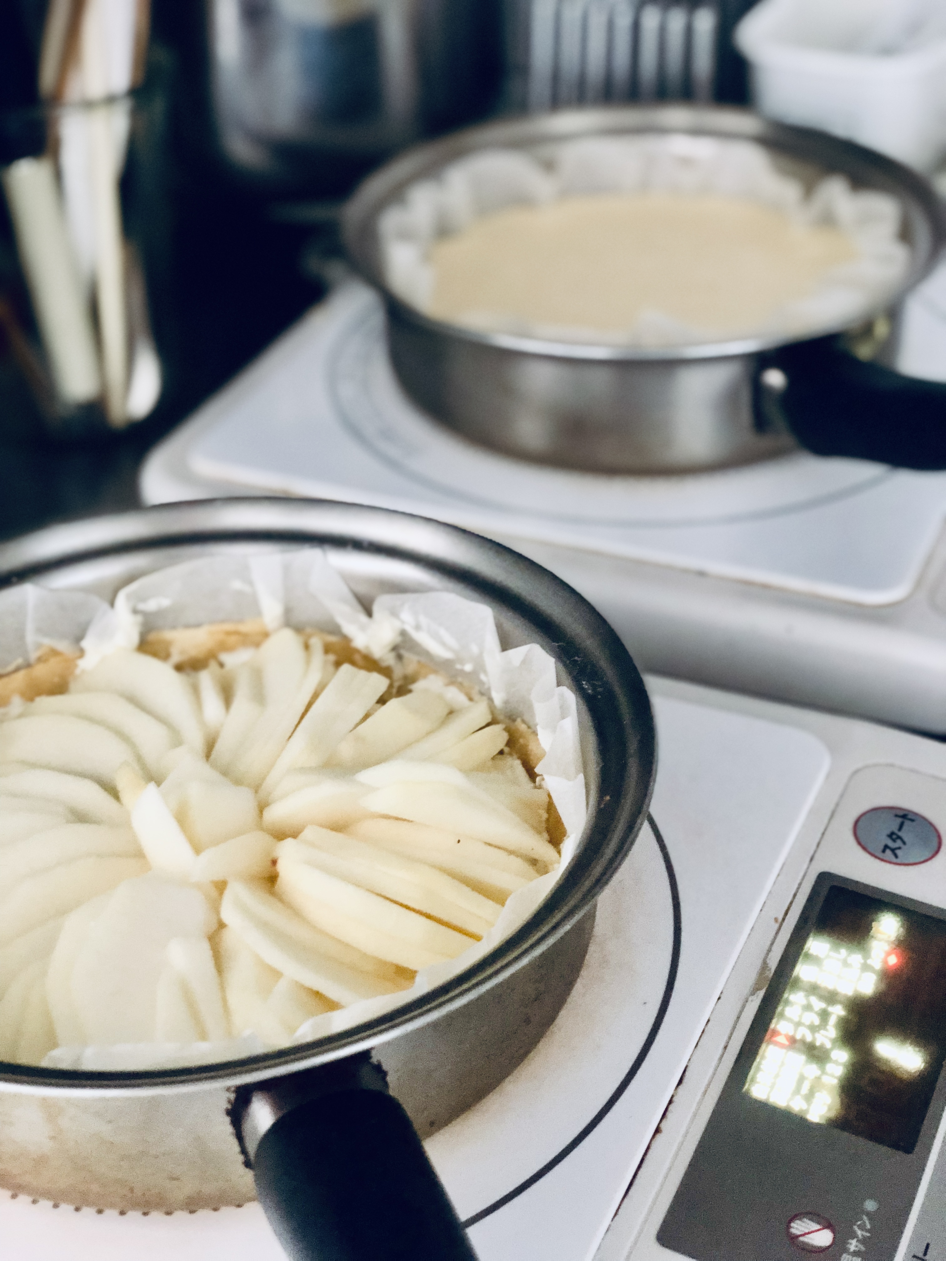 チーズケーキ2種作りました