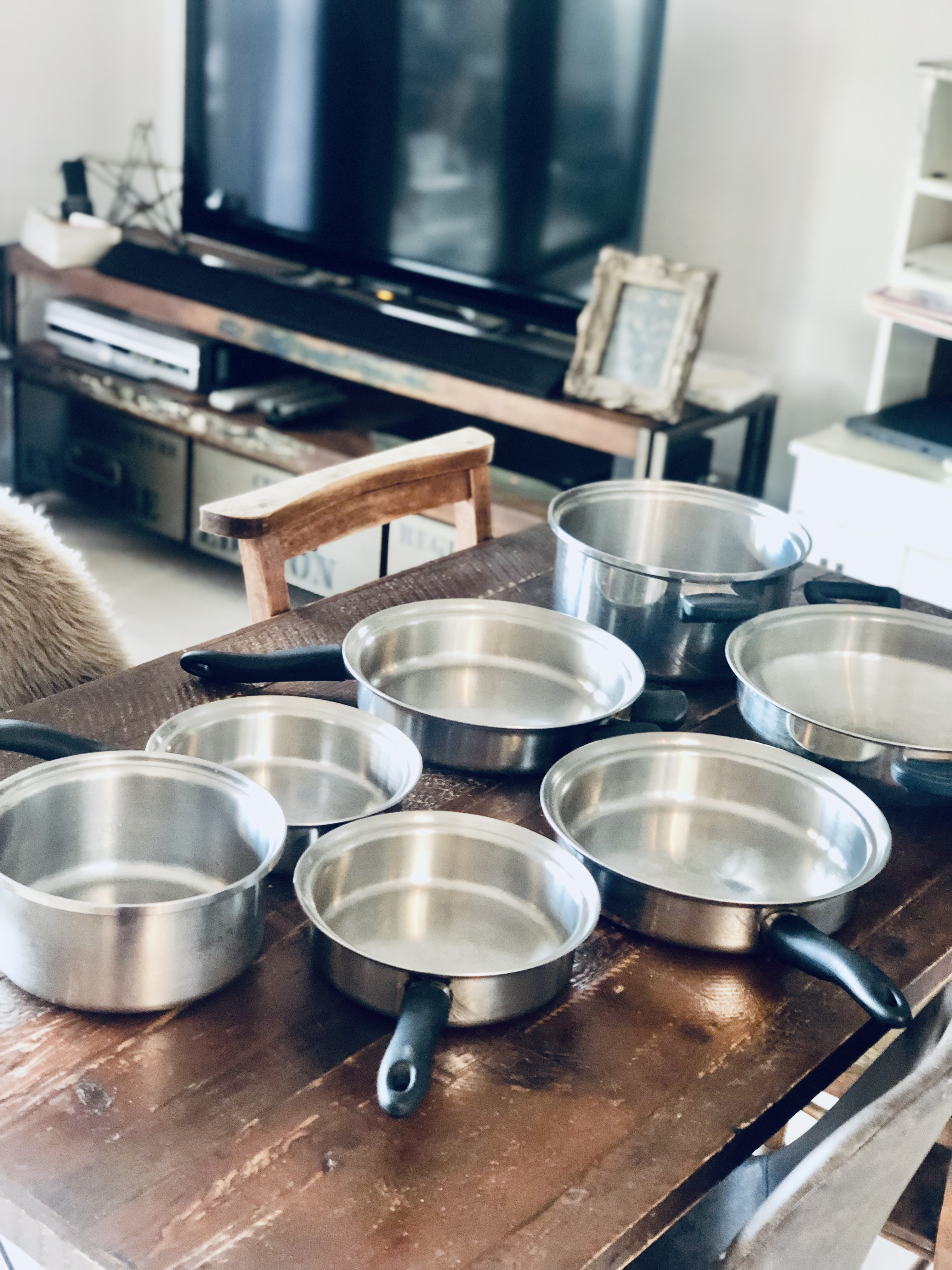 鍋をピカピカに✨