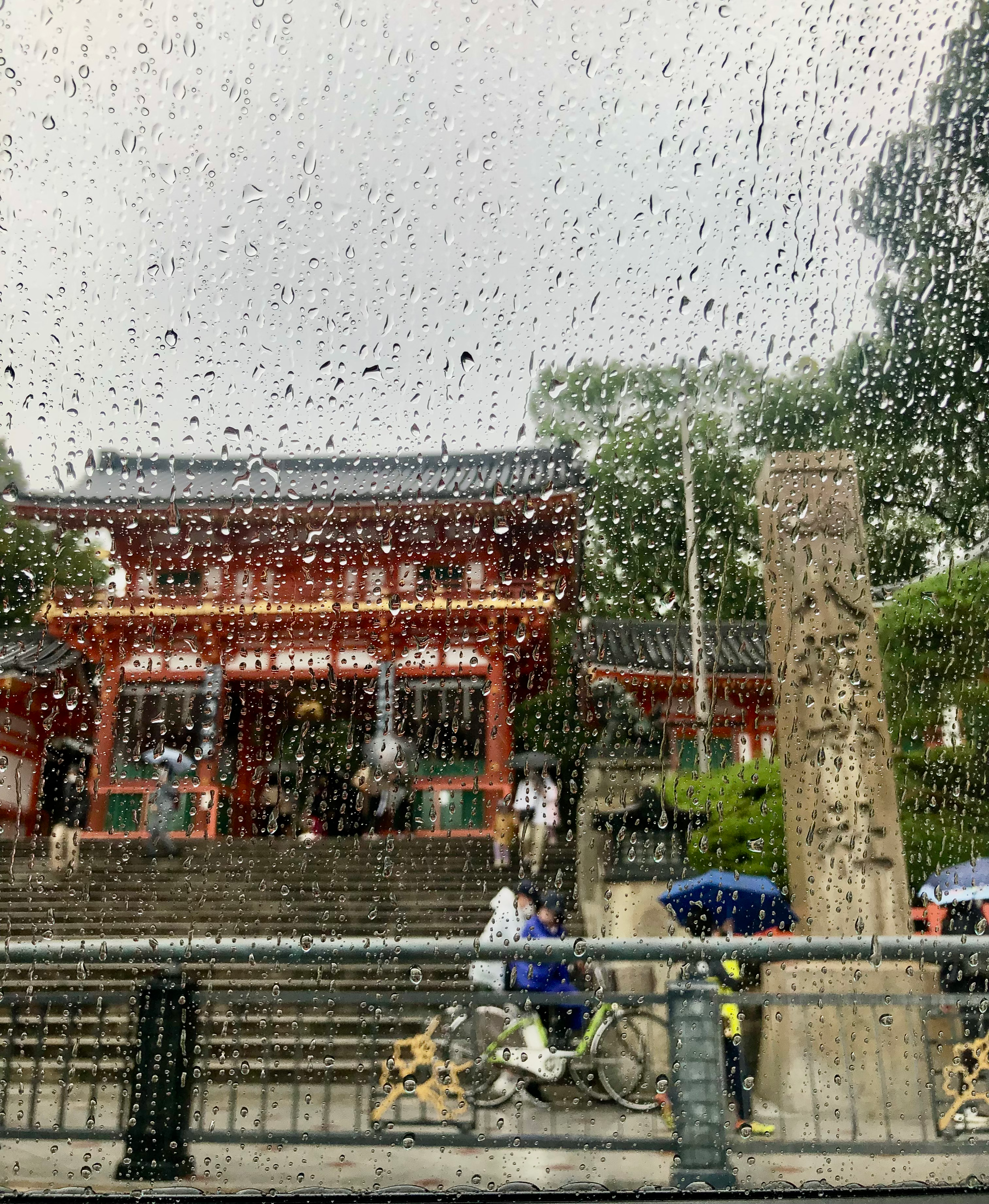 秋の雨の京都へお墓参り〜