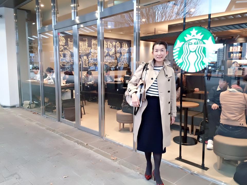 同じファッションで靴だけチェンジ♪