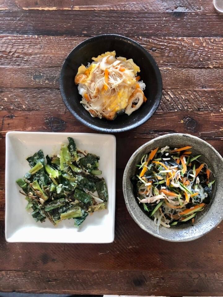 zoomで晩ご飯作り