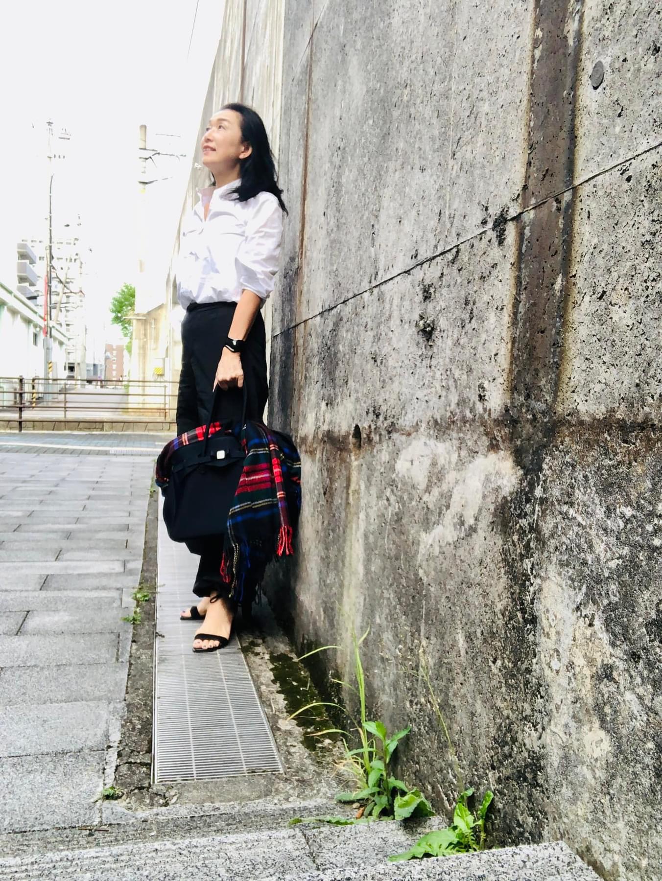 秋到来🤎ストールファッション