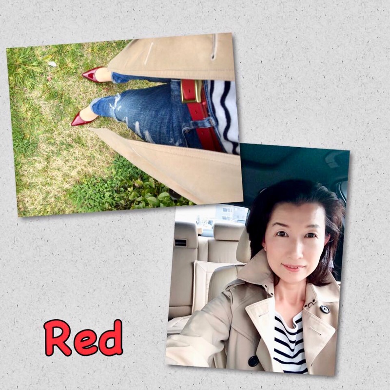 赤がアクセサリー